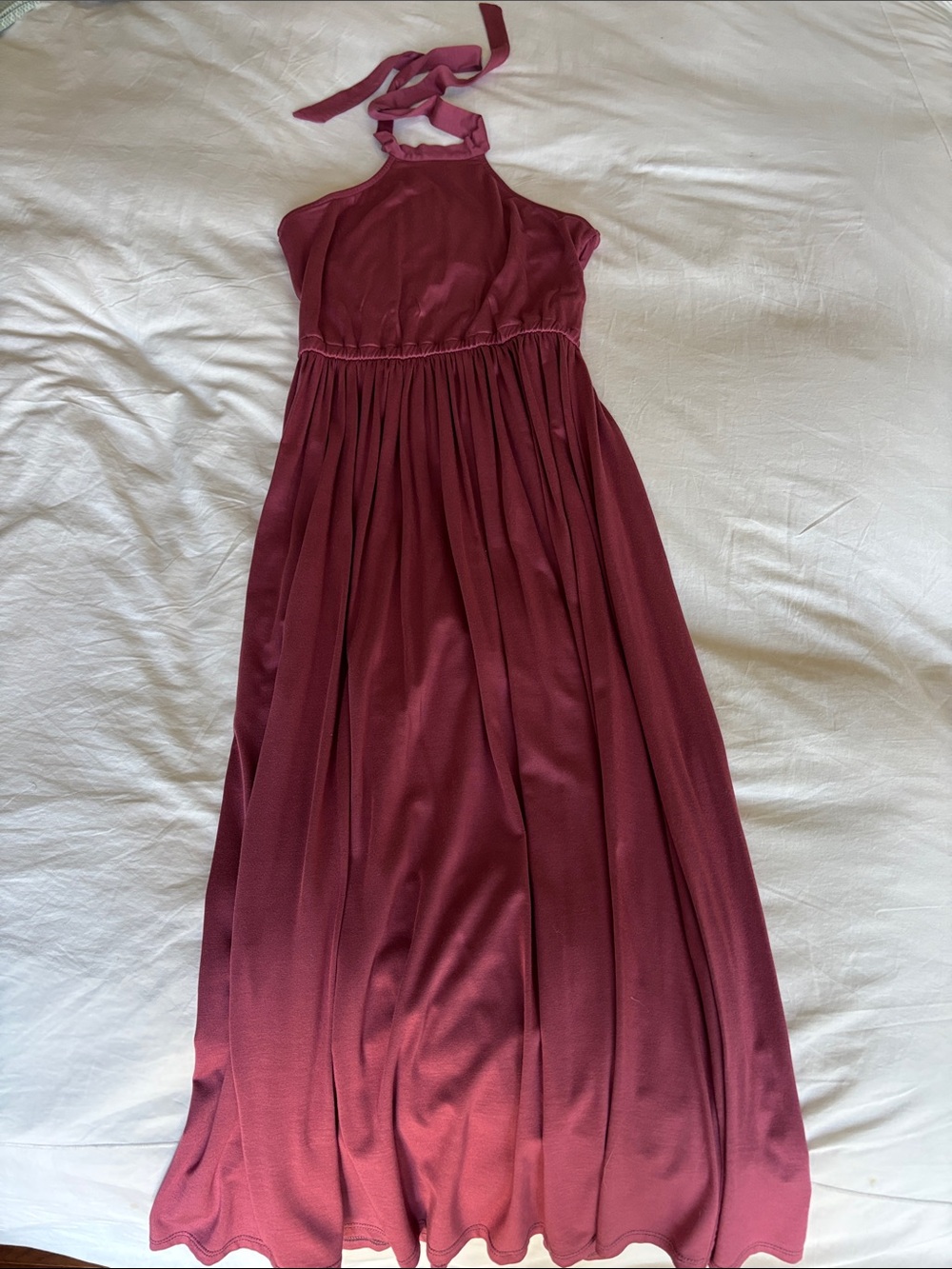 Rachel Pally Halter Midi Dress in raspberry